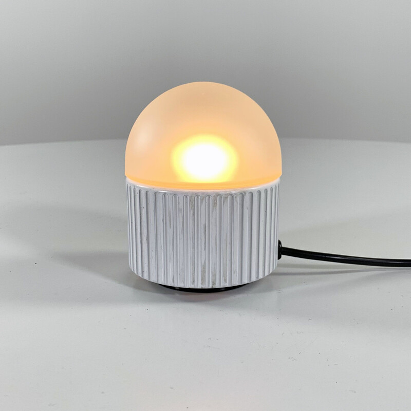 Vintage white Bulbo table lamp by Raul Barbieri & Giorgio Marianelli for Tronconi, 1980s