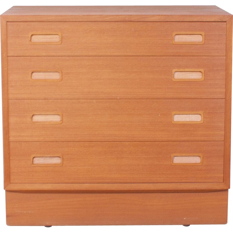 Scandinavian teak chest of drawers, Carlo JENSEN - 1960s