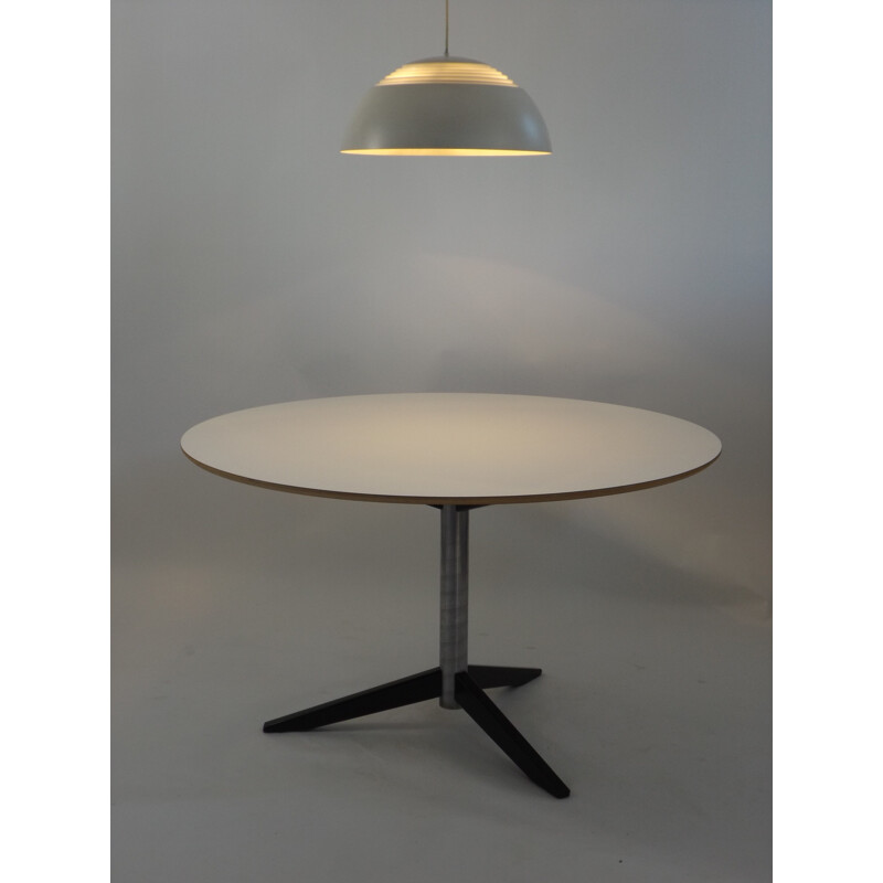 Spectrum dining table in white plywood, Martin VISSER - 1960s