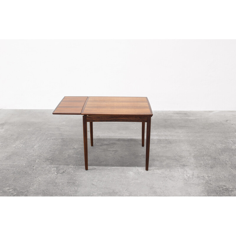 Rosewood vintage dining table by Poul Hundevad, Denmark 1960s