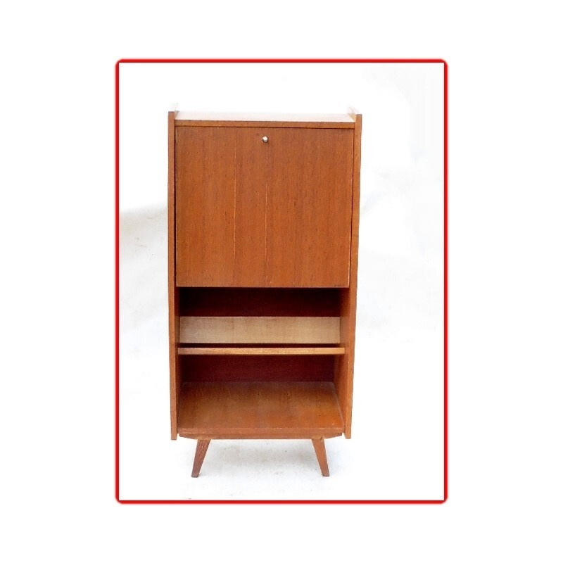 Small secretary in veneered wood - 1950s