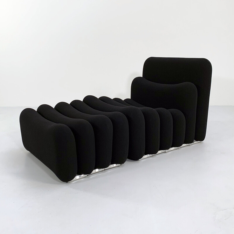 Vintage modular armchair with ottoman by Joe Colombo for Sormani, 1960s