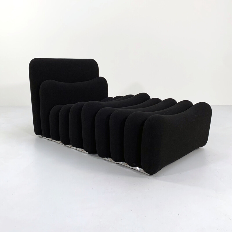 Fauteuil avec ottoman modulaire vintage de Joe Colombo pour Sormani, 1960