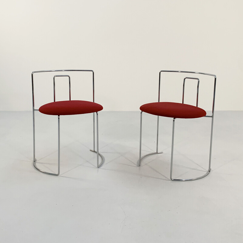 Pair of vintage dining chairs by Kazuhide Takahama for Simon Gavina, 1970s