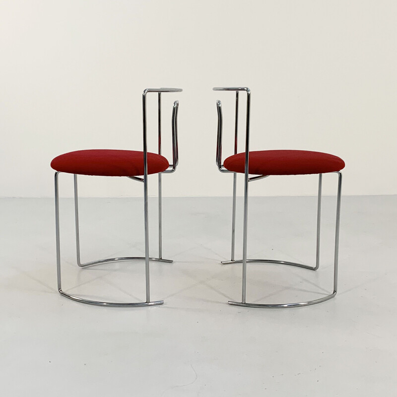 Pair of vintage dining chairs by Kazuhide Takahama for Simon Gavina, 1970s