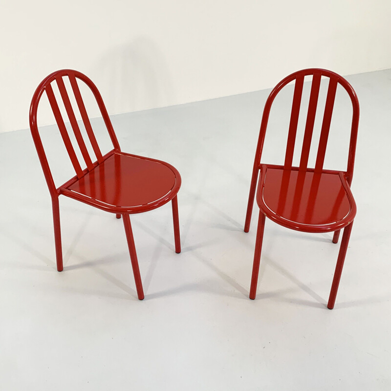 Set of 6 vintage chairs by Robert Mallet-Stevens for Pallucco Italia, 1980s