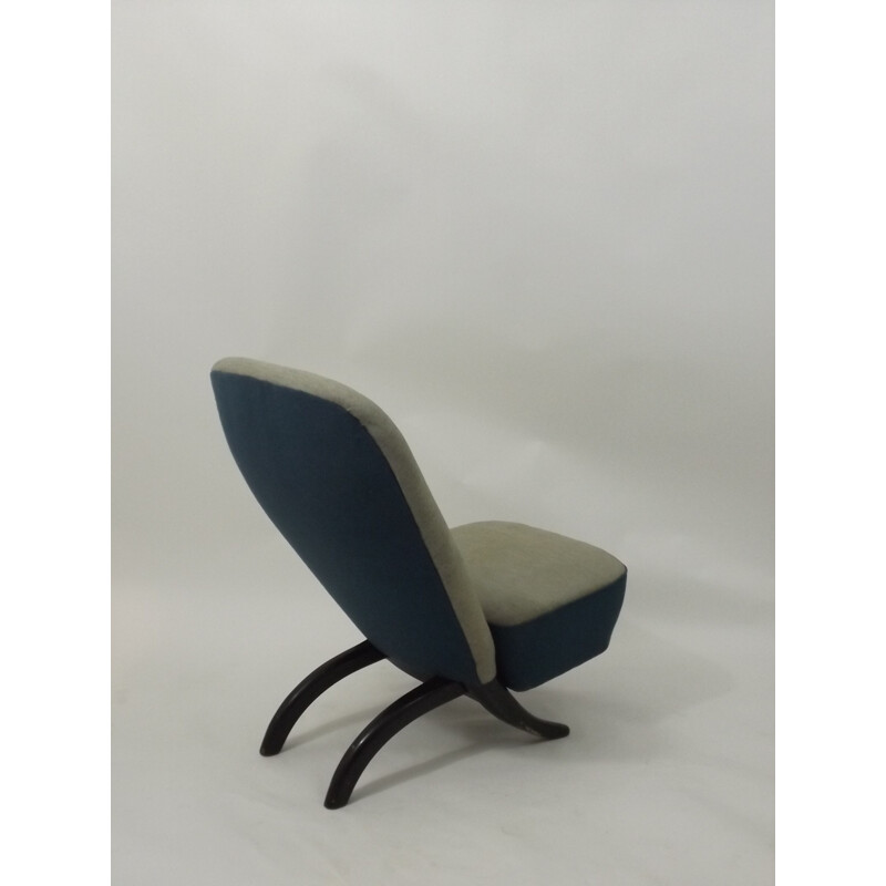 Vintage "Congo" chair in fabric by Theo Ruth for Artifort, 1950