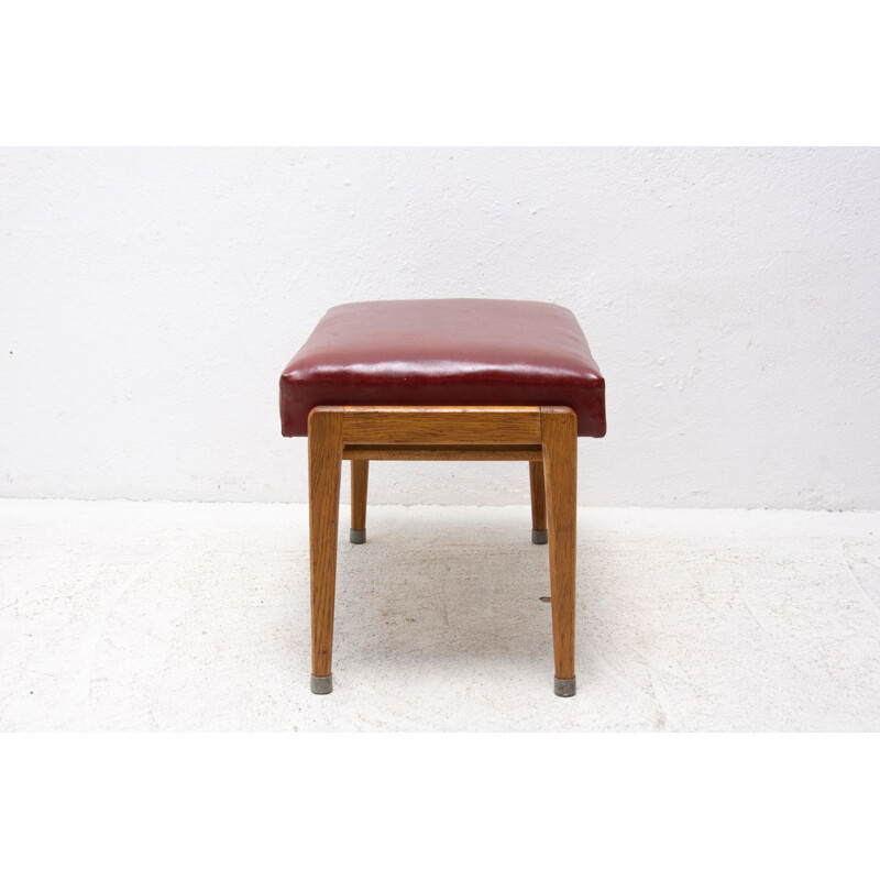 Mid century footrest by Uluv, Czechoslovakia 1960