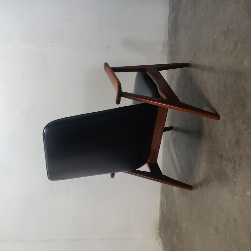 Teak vintage armchair by Louis van Teeffelen for WéBé, 1960s