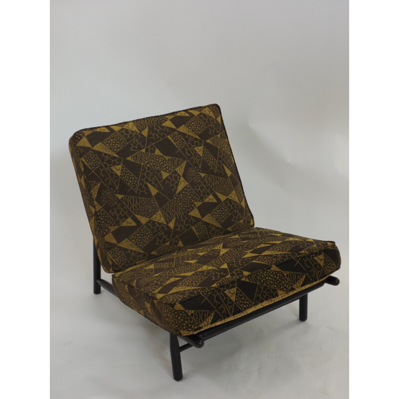 Dux "Domus" armchair in wood and fabric, Alf SVENSSON - 1950s