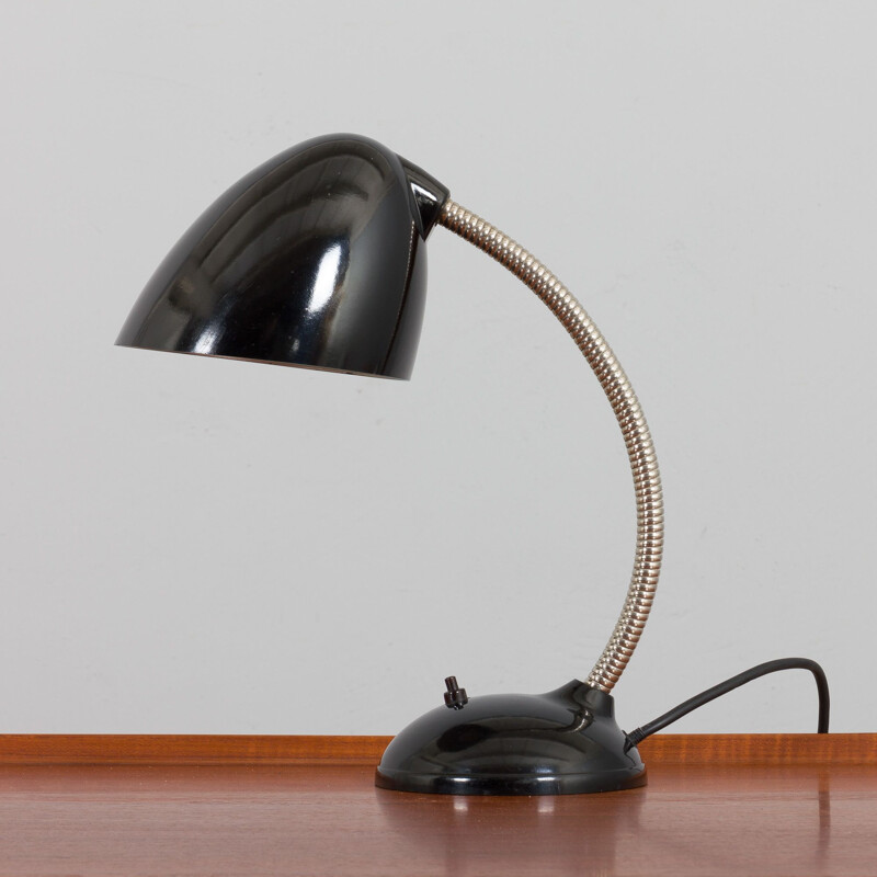 Vintage bakelite desk lamp by Eric Kirkman Cole for Elektrosvit, Czechoslovakia 1930s