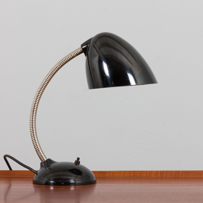 Vintage bakelite desk lamp by Eric Kirkman Cole for Elektrosvit, Czechoslovakia 1930s