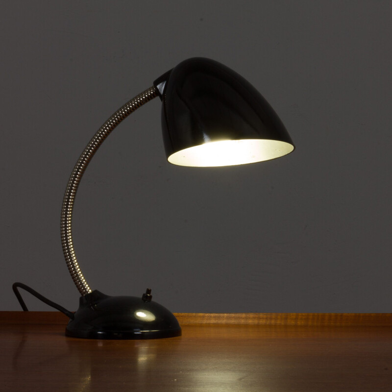 Vintage bakelite desk lamp by Eric Kirkman Cole for Elektrosvit, Czechoslovakia 1930s