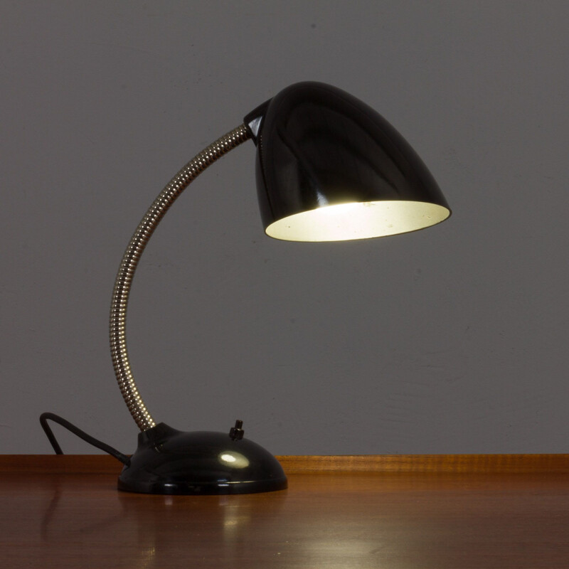 Vintage bakelite desk lamp by Eric Kirkman Cole for Elektrosvit, Czechoslovakia 1930s