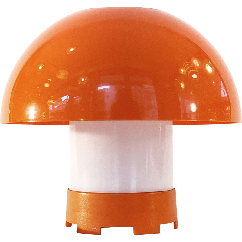 Vintage Mushroom table lamp by Bent Karlby for Ask Belysninger, Denmark 1970s