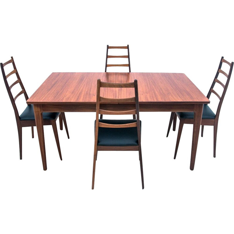 Vintage teak dining set, Denmark 1960s