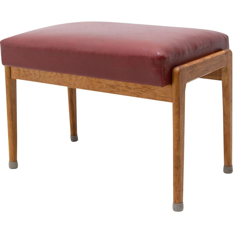 Mid century footrest by Uluv, Czechoslovakia 1960