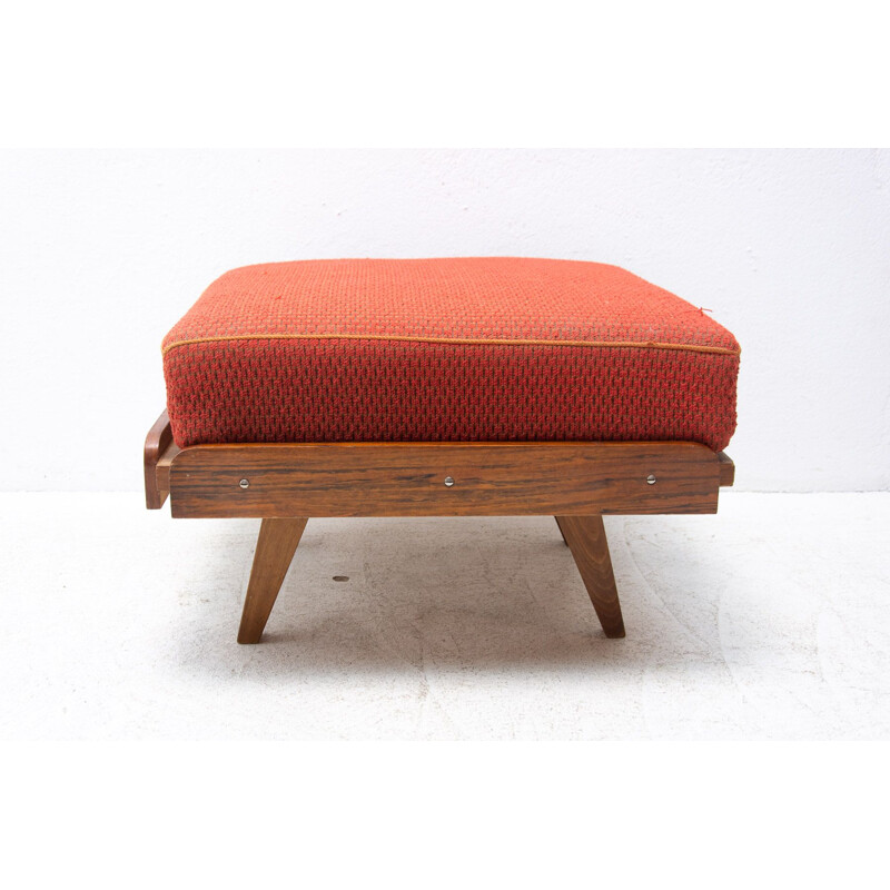 Mid century footrest by Frantisek Jirák for Tatra nabytok, 1960s