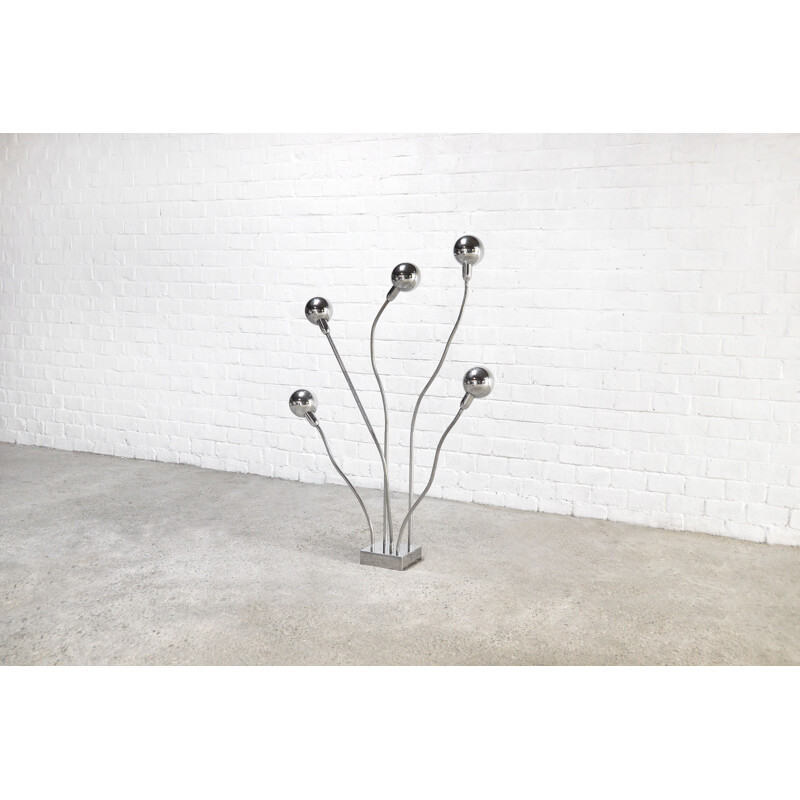 Lampadaire vintage "Hydra" de Pierre Folie pour Jacques Charpentier, France 1970