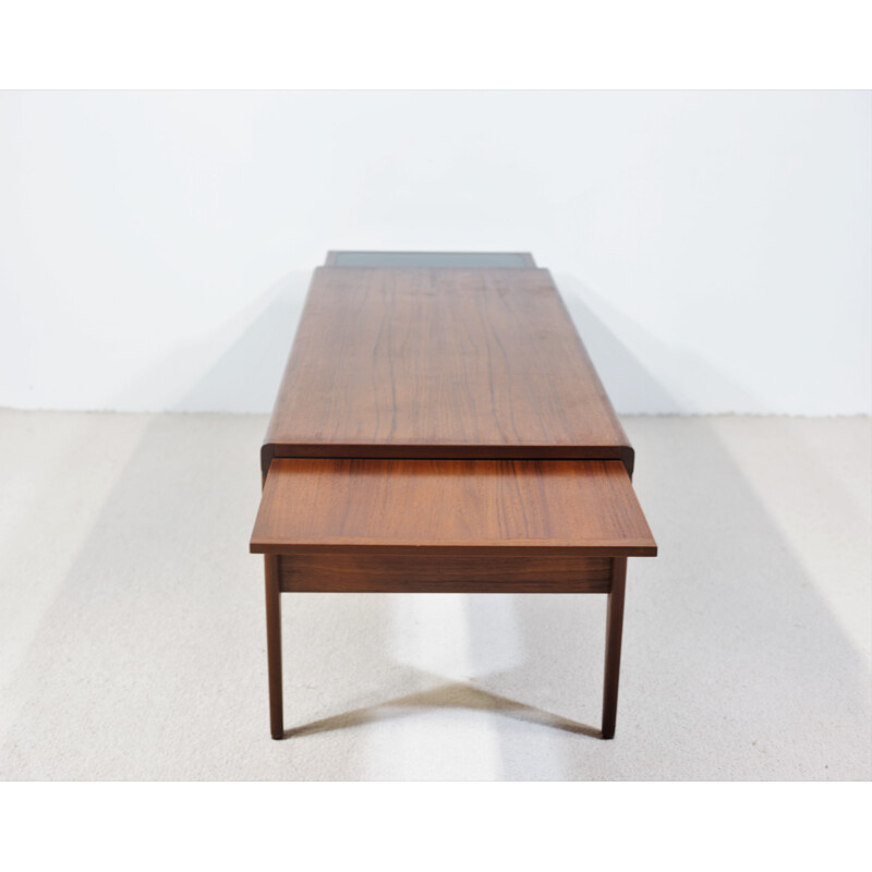 Vintage teak coffee table by Illum Wikkelsø for Koefoed Møbelfabrik