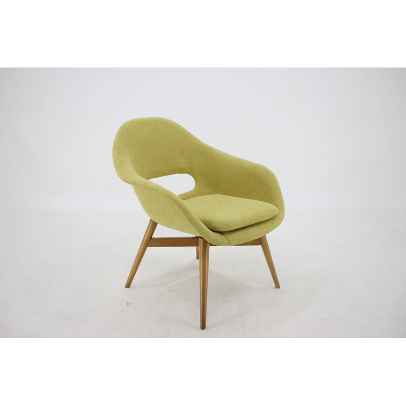 Vintage Shell armchair by Miroslav Navratil, Czechoslovakia 1960s