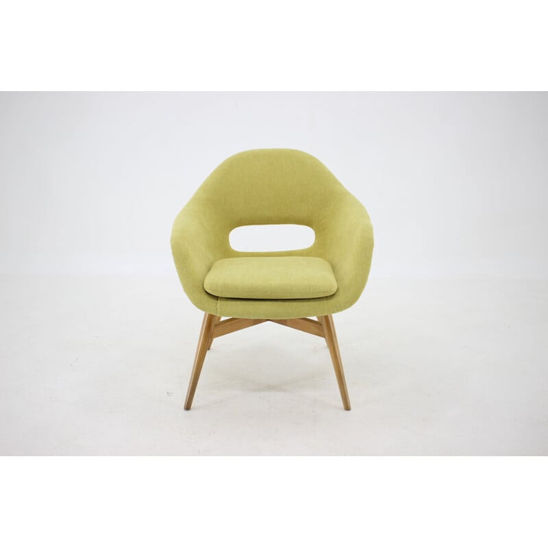 Vintage Shell armchair by Miroslav Navratil, Czechoslovakia 1960s