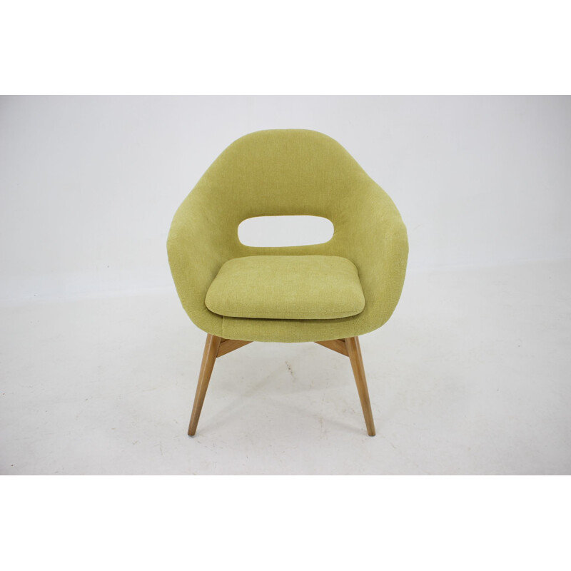 Vintage Shell armchair by Miroslav Navratil, Czechoslovakia 1960s