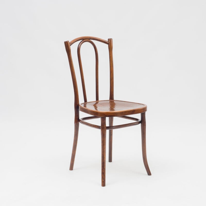 Vintage Thonet stoel van gebogen hout, 1940
