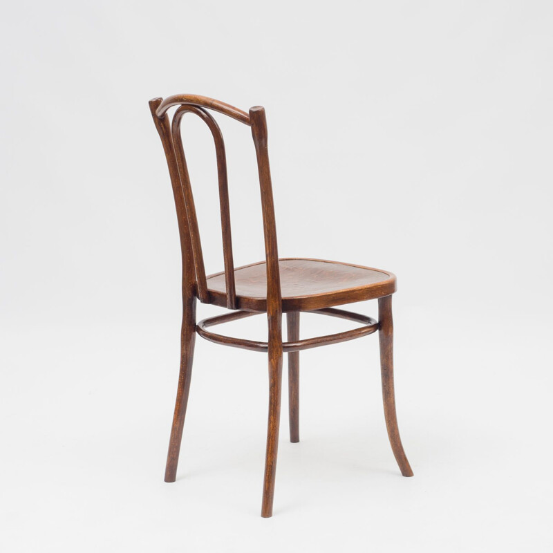 Vintage Thonet stoel van gebogen hout, 1940