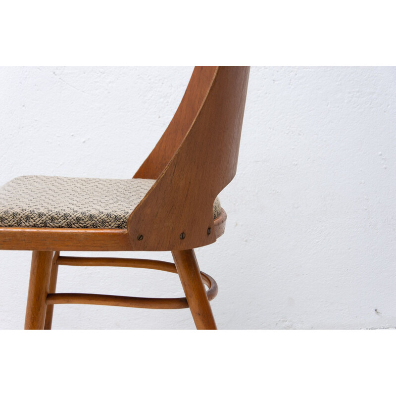 Par de cadeiras de madeira dobrada vintage por Radomír Hofman para Ton, Checoslováquia 1960