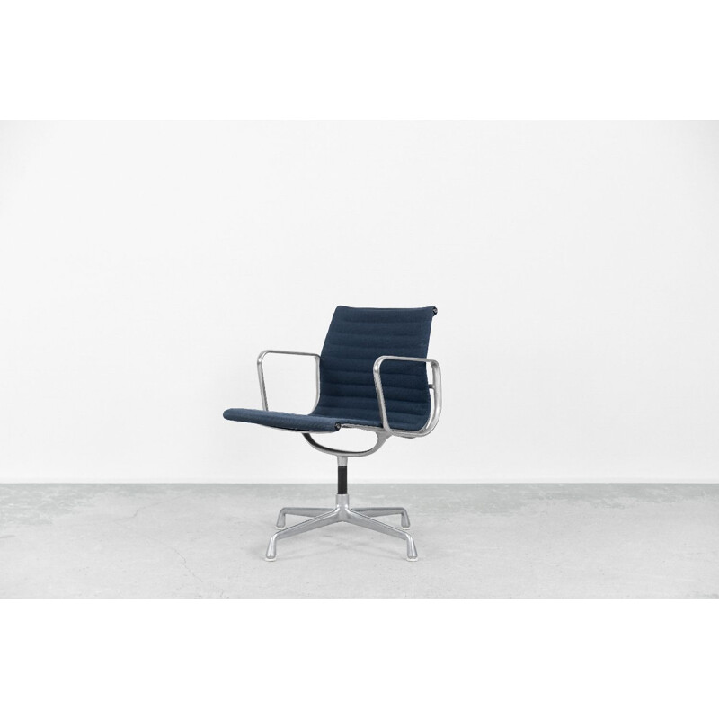 Vintage aluminum desk armchair by Charles & Ray Eames for Herman Miller, 1960s
