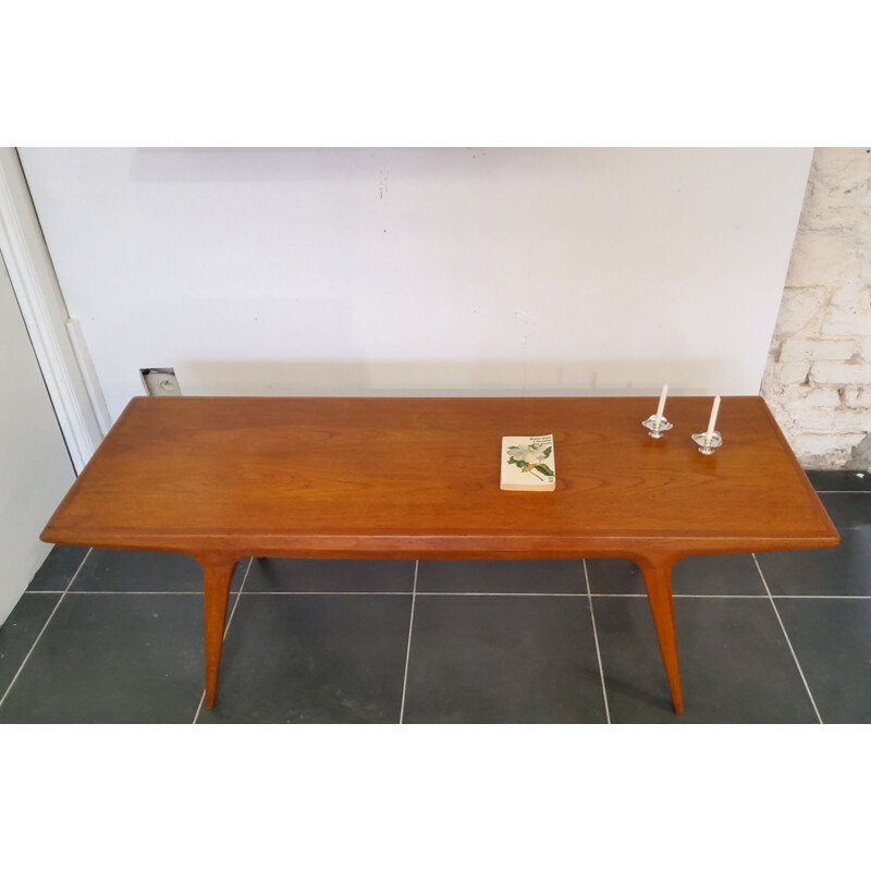 Scandinavian vintage coffee table by Johannes Andersen, 1960
