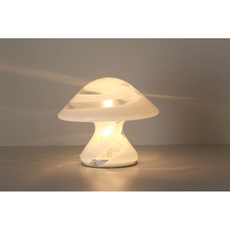 Vintage Murano glass table lamp by Carlo Nason for Mazeega, Italy 1970s