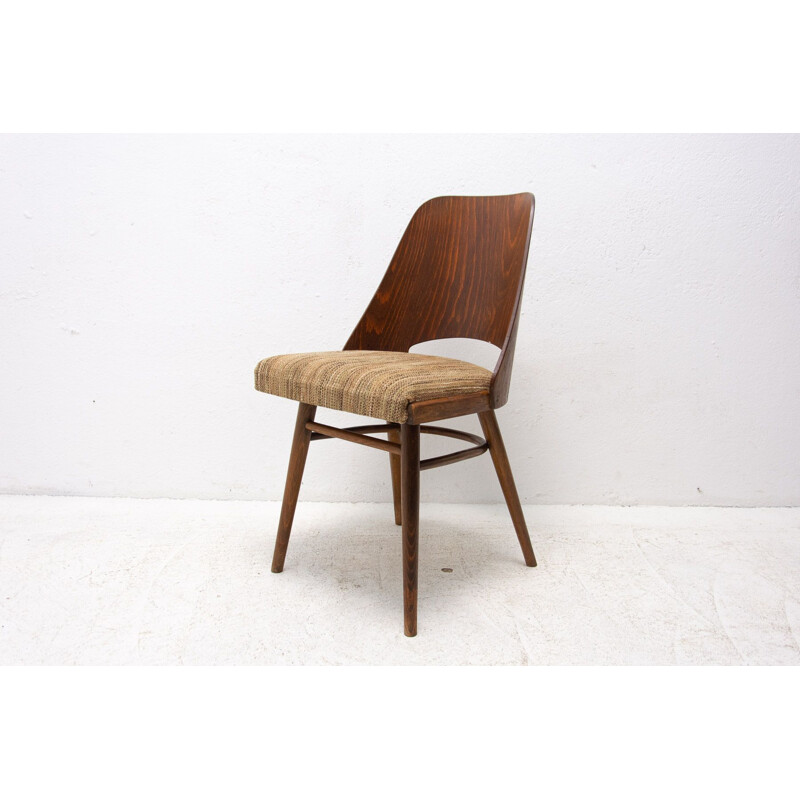 Paar vintage gebogen houten stoelen van Radomír Hofman voor Ton, Tsjecho-Slowakije 1960