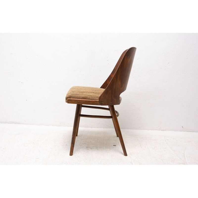 Coppia di sedie vintage in legno curvato di Radomír Hofman per Ton, Cecoslovacchia 1960