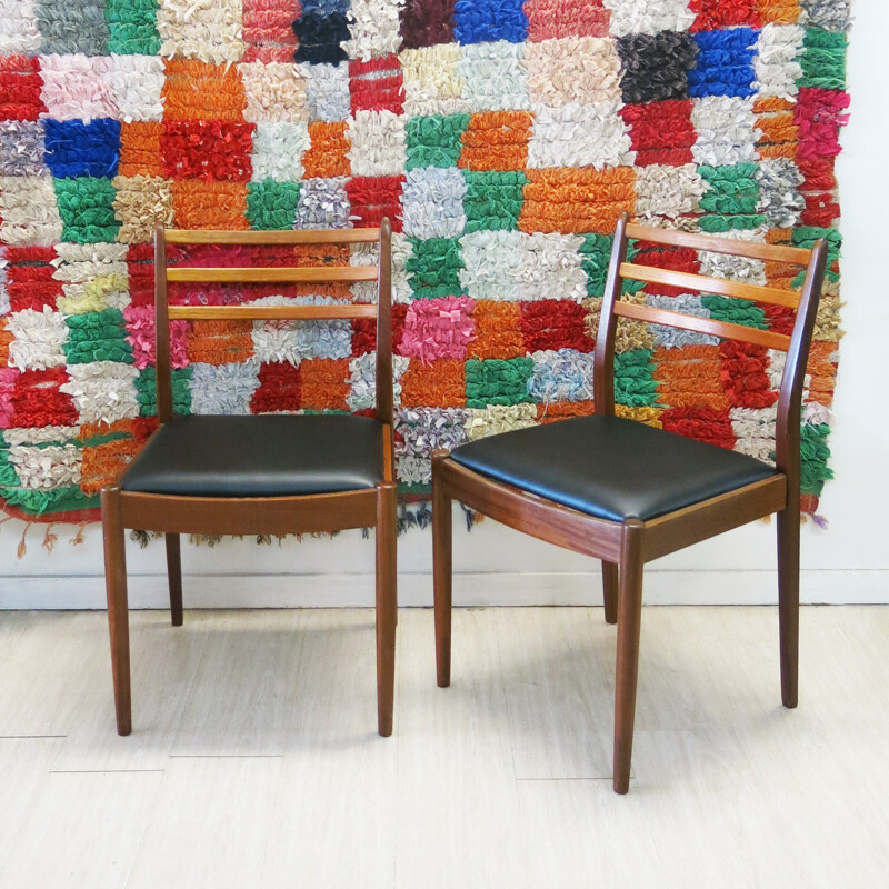 Set of 4 G Plan dining chairs - 1960s