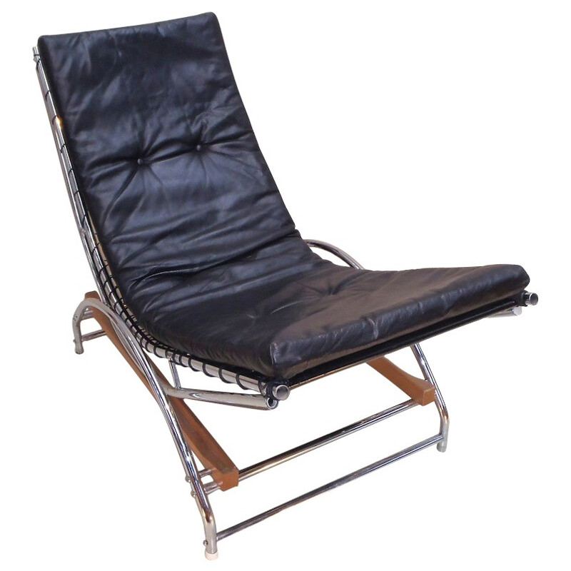 Vintage lounge chair, Lennart AHLBERG - 1980s