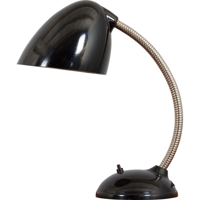 Vintage bakelite desk lamp by Eric Kirkman Cole for Elektrosvit, Czechoslovakia 1930s