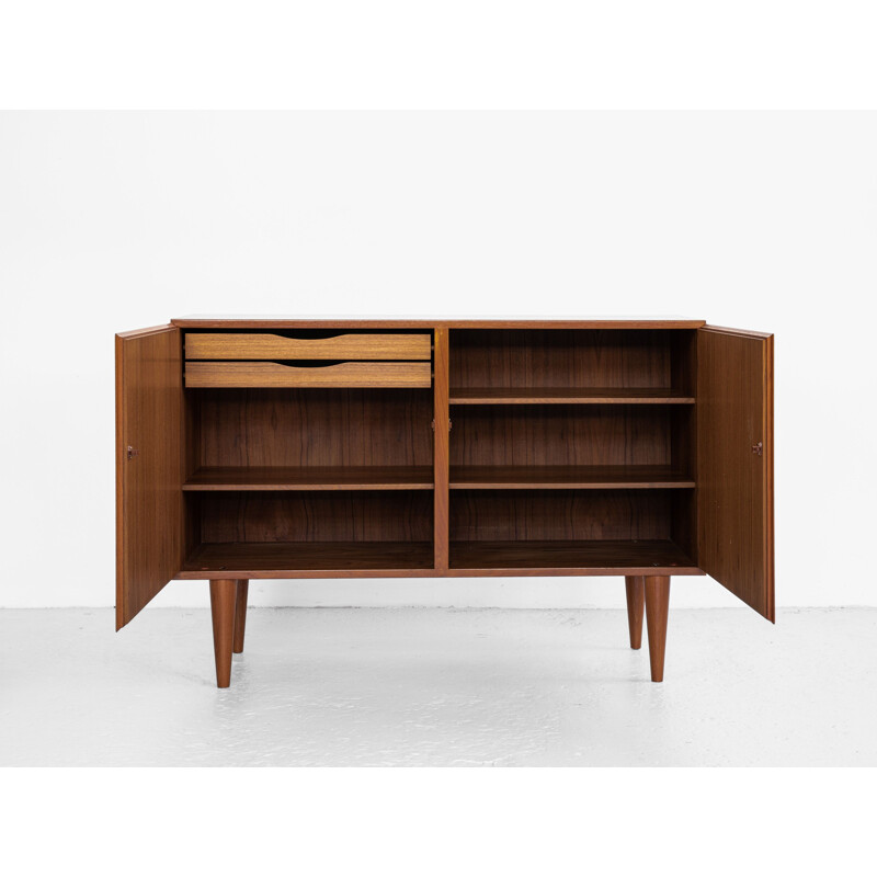 Midcentury Danish 2-door sideboard in teak by Omann Jun, 1960s