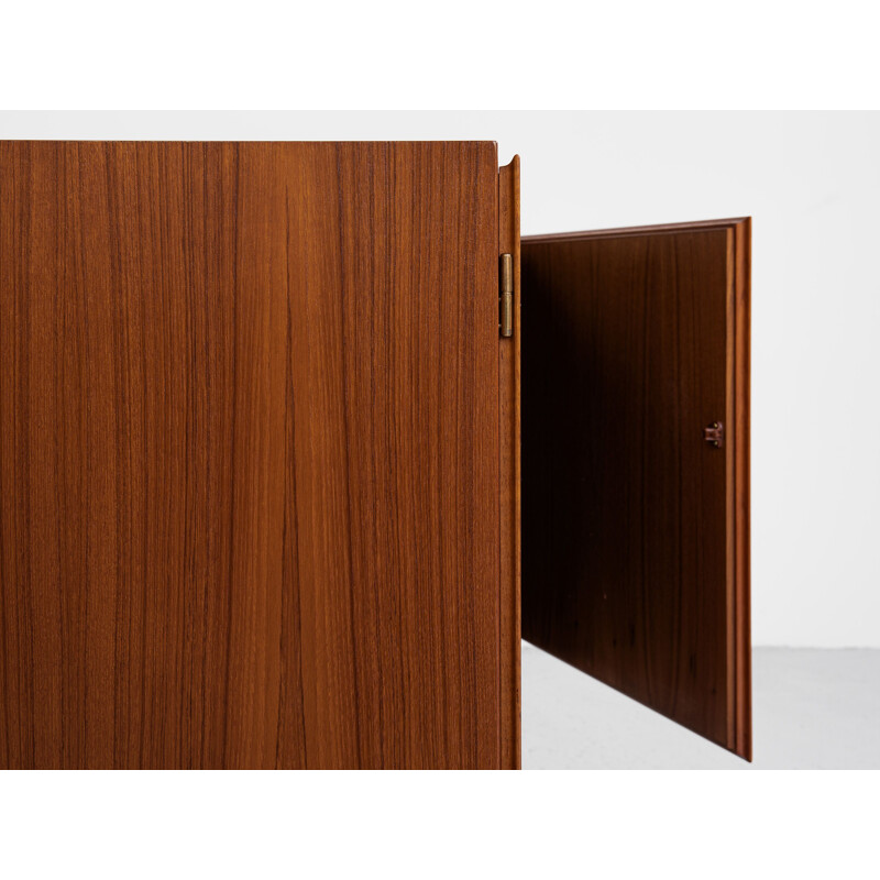 Midcentury Danish 2-door sideboard in teak by Omann Jun, 1960s