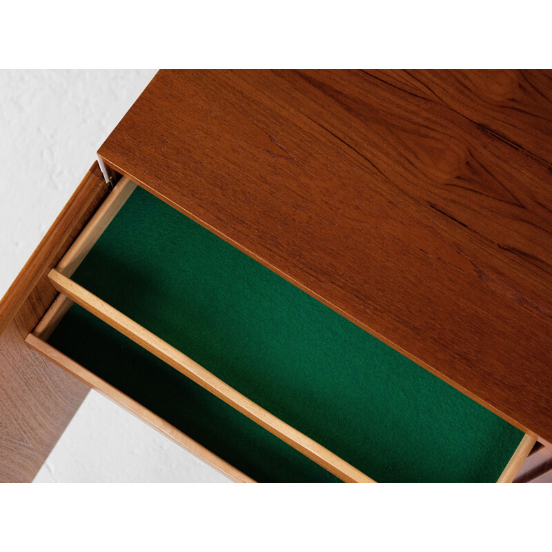 Midcentury Danish 2-door sideboard in teak by Omann Jun, 1960s