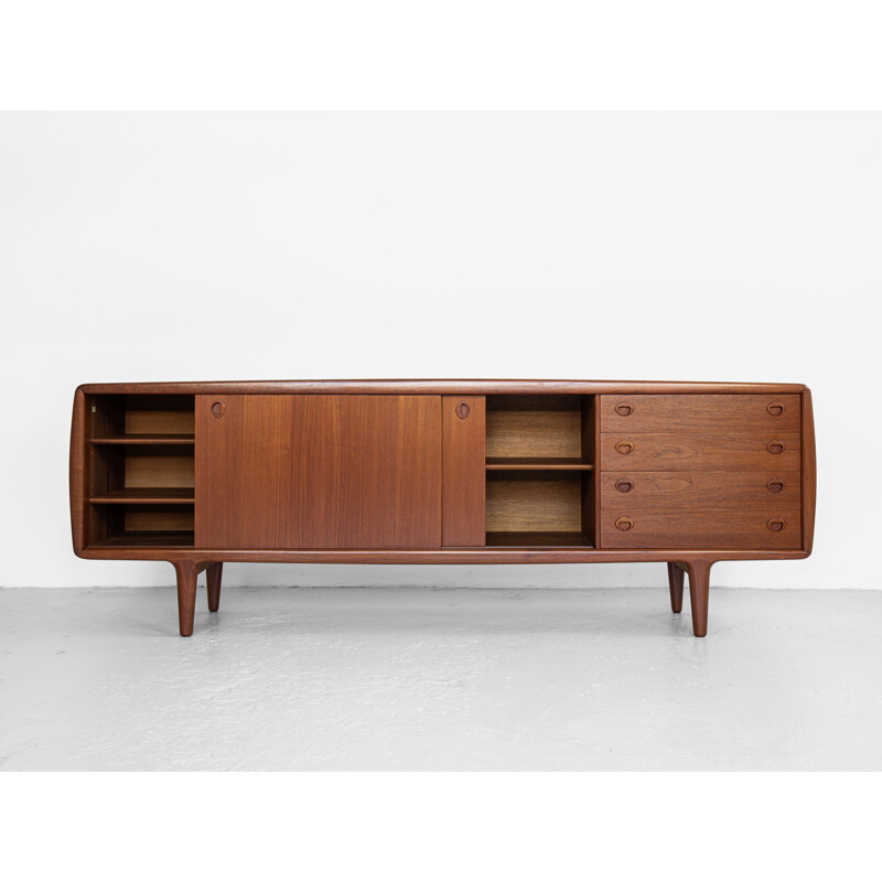 Mid century Danish sideboard in teak by Hp Hansen, 1960s