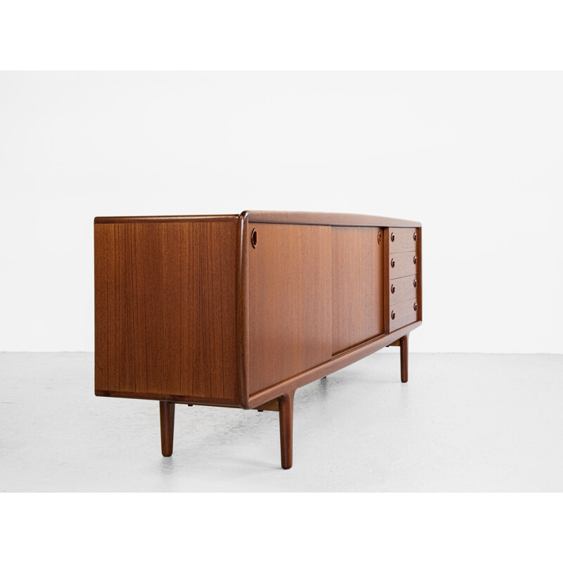 Enfilade danois vintage en teck par Hp Hansen, 1960