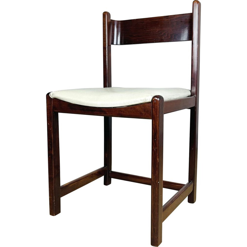 Vintage-Stuhl aus Holz, Italien 1960