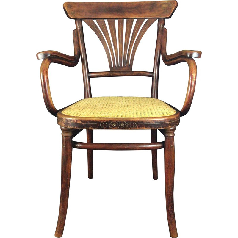 Vintage Thonet bentwood armchair