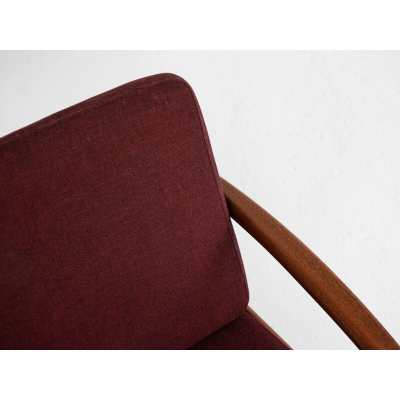 Mid century Paper Knife armchair in teak by Kai Kristiansen for Magnus Olesen, 1960s