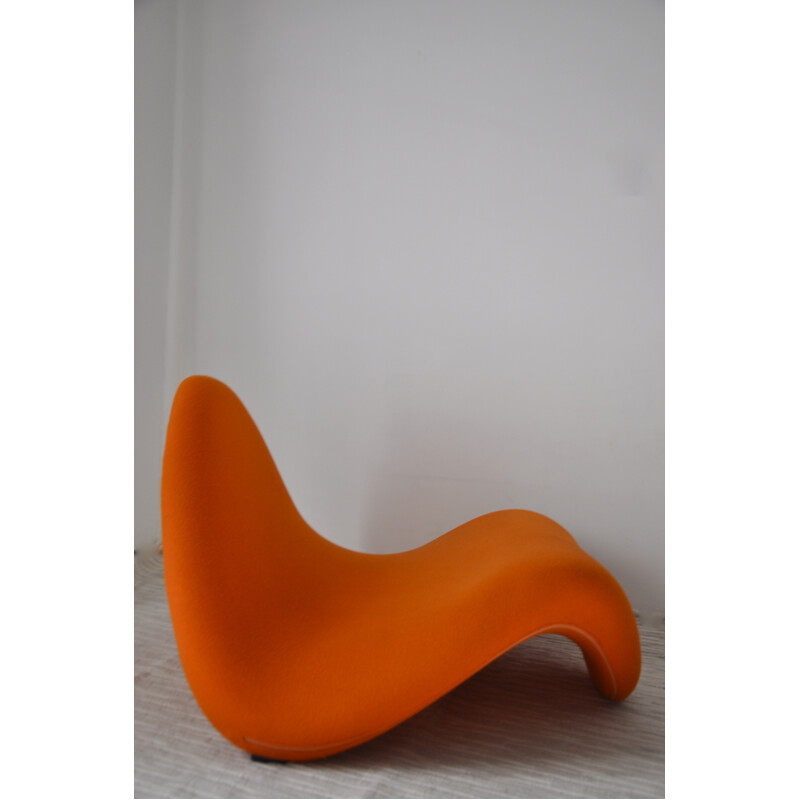 Artifort "Tongue" orange armchair, Pierre PAULIN - 1970s