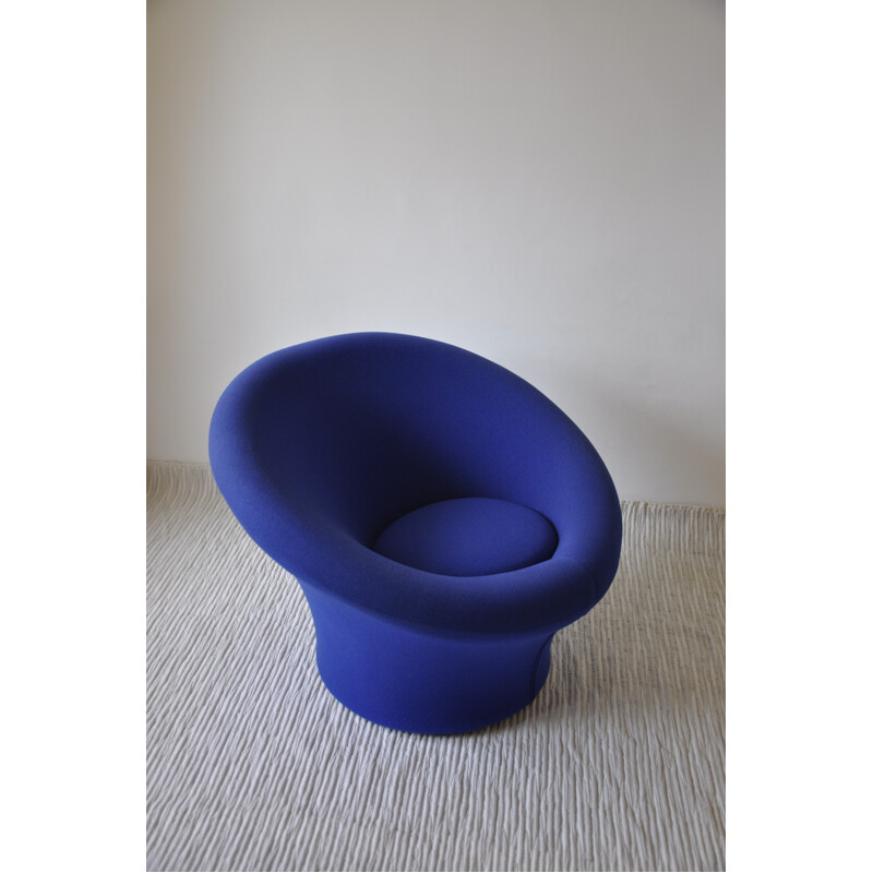 "Mushroom" Artifort blue armchair, Pierre PAULIN - 1970s