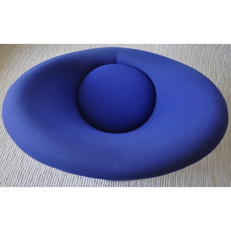 "Mushroom" Artifort blue armchair, Pierre PAULIN - 1970s