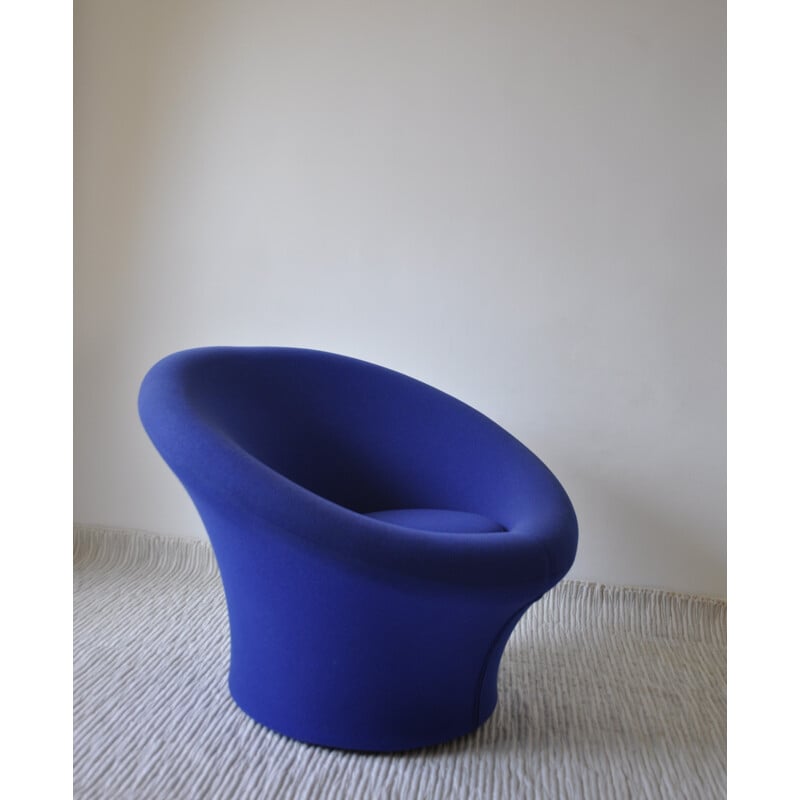 "Mushroom" Artifort blue armchair, Pierre PAULIN - 1970s